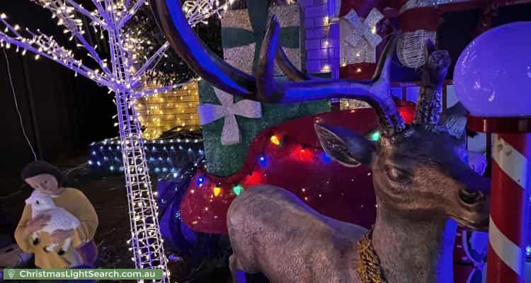 Christmas Light display at 9 Trezise Place, Quakers Hill