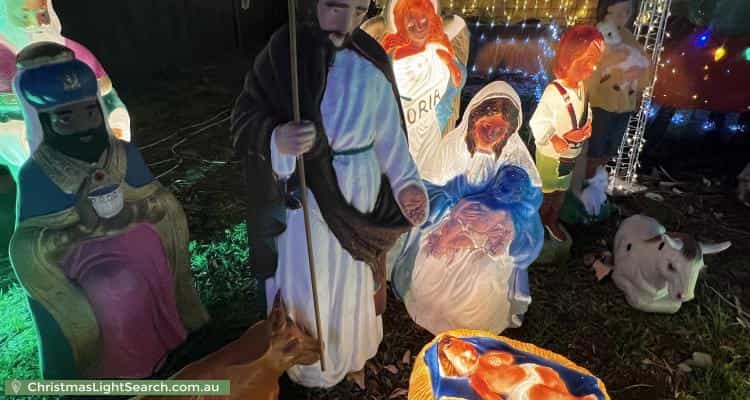 Christmas Light display at 9 Trezise Place, Quakers Hill