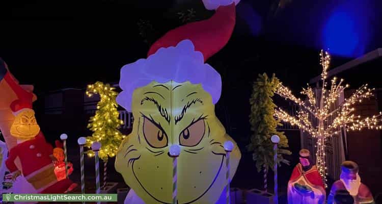 Christmas Light display at 9 Trezise Place, Quakers Hill