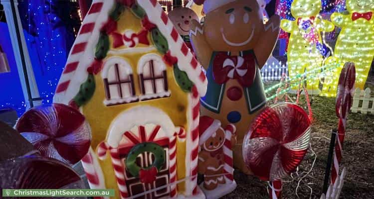 Christmas Light display at 9 Trezise Place, Quakers Hill