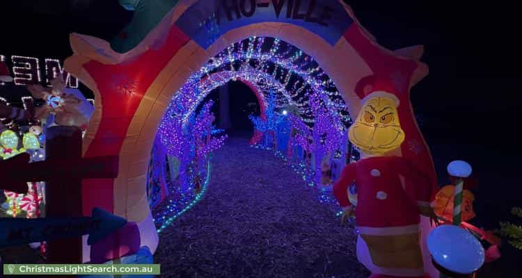 Christmas Light display at 9 Trezise Place, Quakers Hill