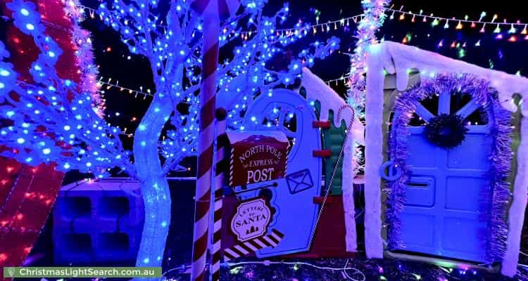 Christmas Light display at 9 Trezise Place, Quakers Hill