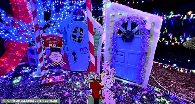Christmas Light display at 9 Trezise Place, Quakers Hill