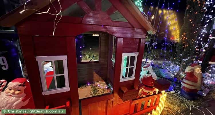 Christmas Light display at 9 Trezise Place, Quakers Hill