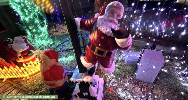 Christmas Light display at 9 Trezise Place, Quakers Hill
