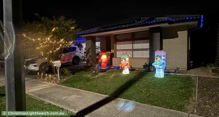 Christmas Light display at  Waterwheel Grove, Mernda