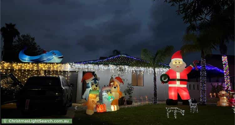 Christmas Light display at 183 Black Road, Flagstaff Hill