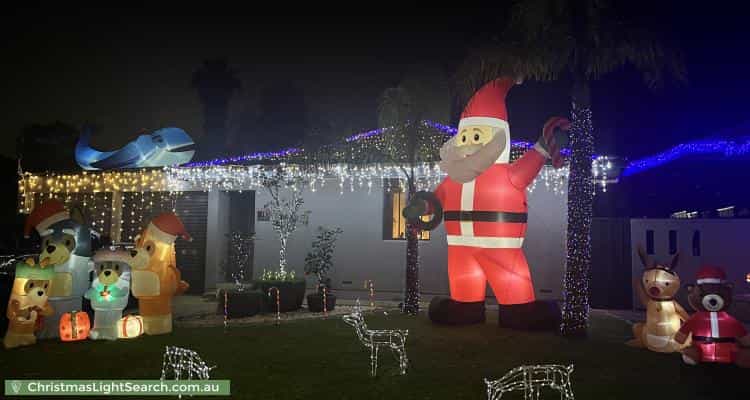 Christmas Light display at 183 Black Road, Flagstaff Hill