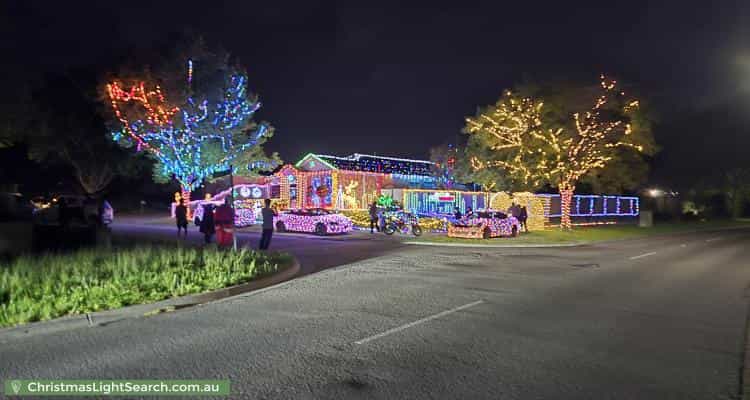 Christmas Light display at  Somerset Court, Narre Warren South