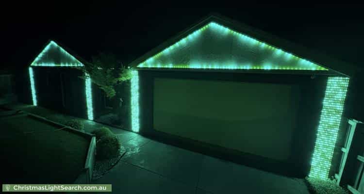 Christmas Light display at 12 Norwarran Way, Langwarrin