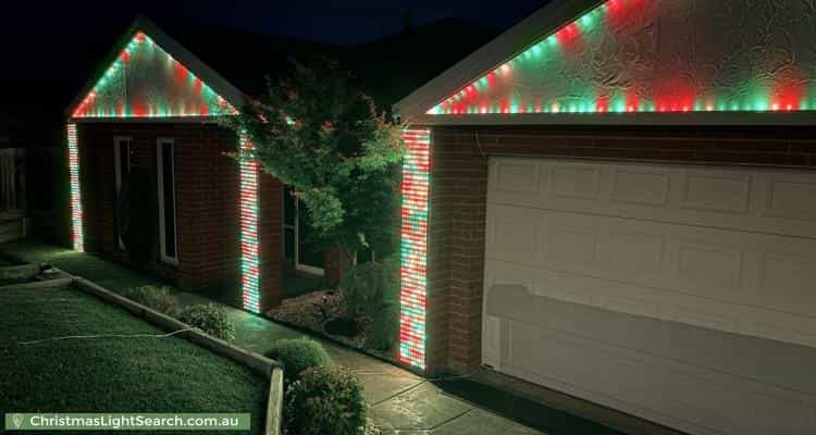 Christmas Light display at 12 Norwarran Way, Langwarrin