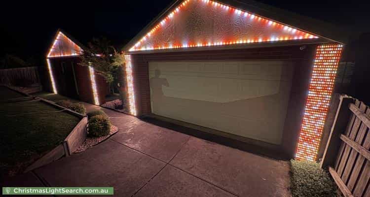 Christmas Light display at 12 Norwarran Way, Langwarrin