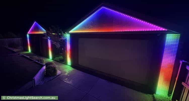 Christmas Light display at 12 Norwarran Way, Langwarrin