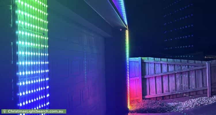 Christmas Light display at 12 Norwarran Way, Langwarrin