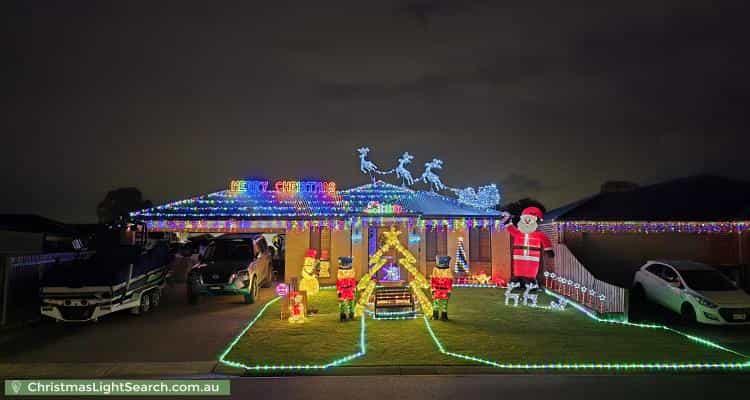 Christmas Light display at 23 Belvedere Drive, Pakenham