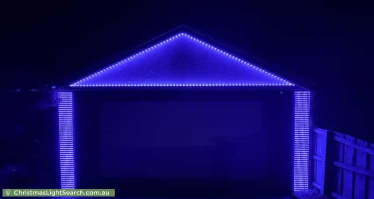 Christmas Light display at 12 Norwarran Way, Langwarrin