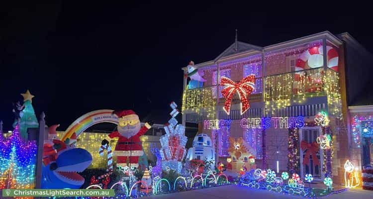 Christmas Light display at 102 Basedow Road, Tanunda
