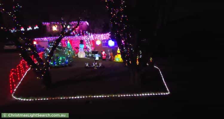 Christmas Light display at 23 Francine Street, Seven Hills