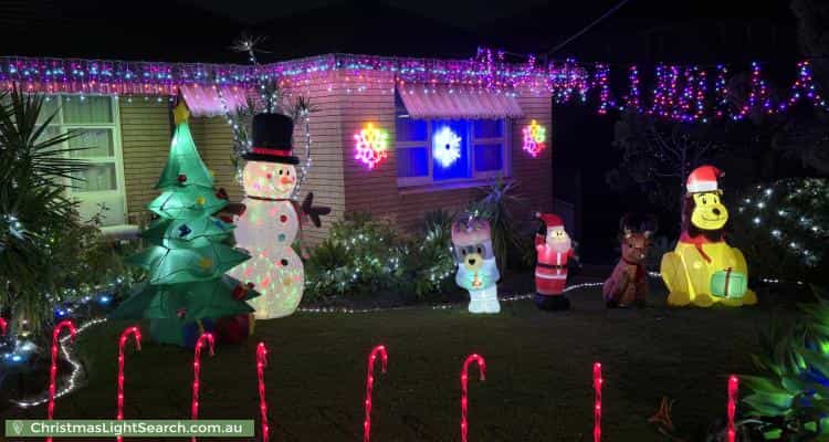 Christmas Light display at 23 Francine Street, Seven Hills