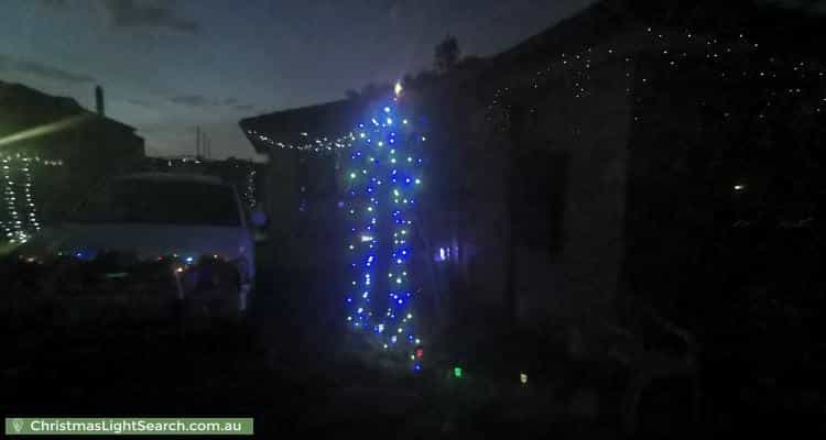 Christmas Light display at 12 Vandeven Court, Ferntree Gully