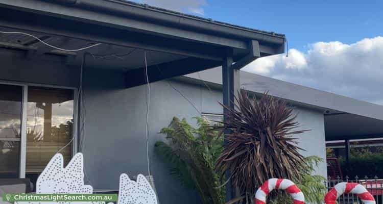 Christmas Light display at 18 Thomas Street, Orange