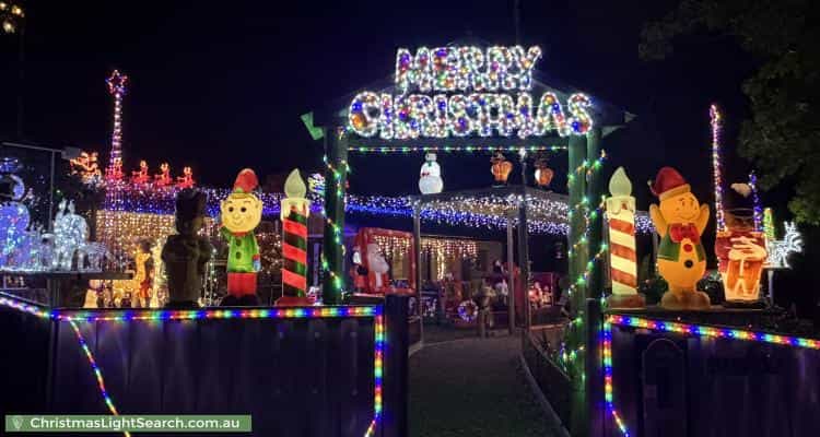 Christmas Light display at  David Road, Lilydale