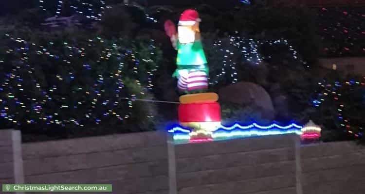 Christmas Light display at  Nevern Court, Diamond Creek