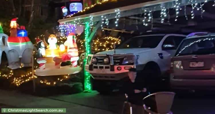 Christmas Light display at  Nevern Court, Diamond Creek