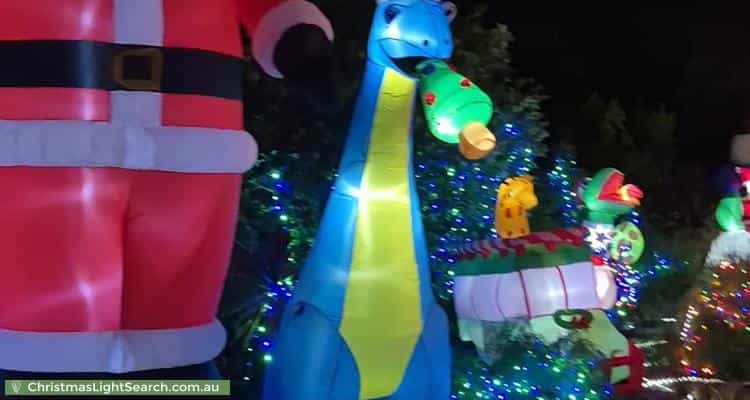 Christmas Light display at  Nevern Court, Diamond Creek
