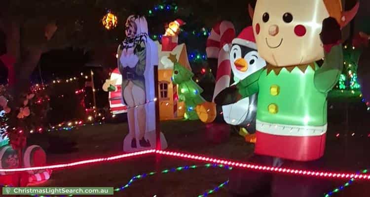 Christmas Light display at  Nevern Court, Diamond Creek