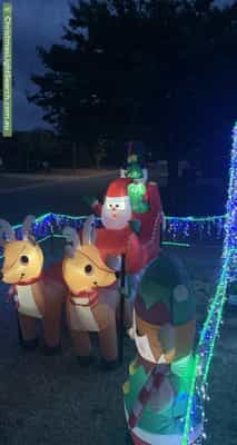 Christmas Light display at  Polwarth Circuit, Dunlop