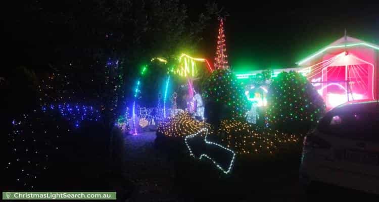 Christmas Light display at  Beela Place, Ngunnawal