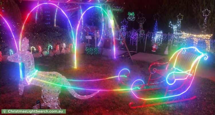 Christmas Light display at  Beela Place, Ngunnawal