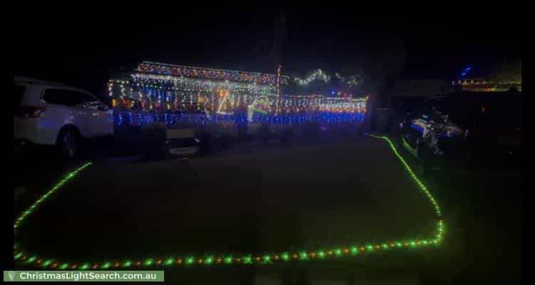 Christmas Light display at  Reveley Court, Samson