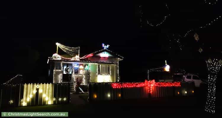 Christmas Light display at 12 Kennedy Street, Caboolture