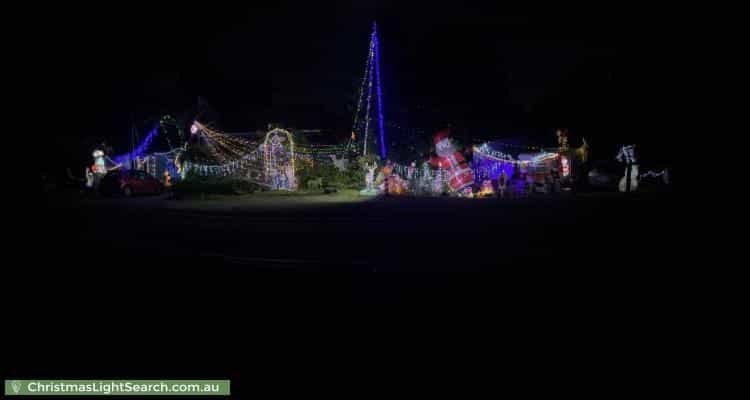 Christmas Light display at 1863 Greenhill Road, Uraidla