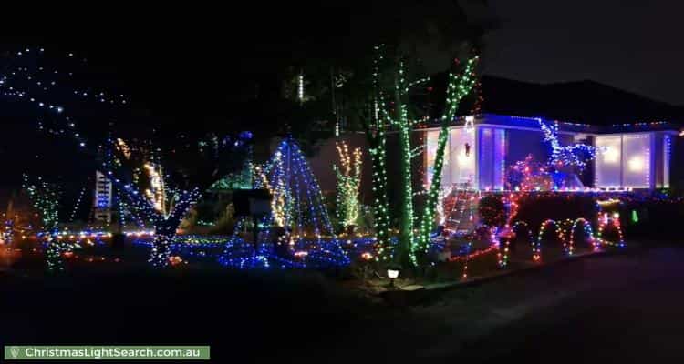 Christmas Light display at 58 Rathmullen Road, Boronia