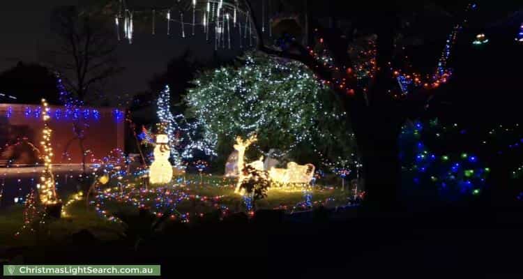 Christmas Light display at 58 Rathmullen Road, Boronia