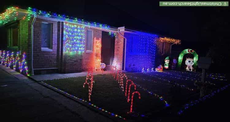 Christmas Light display at 10 Alexander Avenue, Wendouree