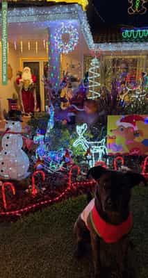 Christmas Light display at 6 Anacapri Road, Hillarys