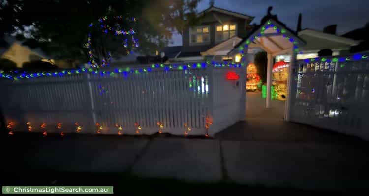 Christmas Light display at 35 Earlsfield Road, Hampton