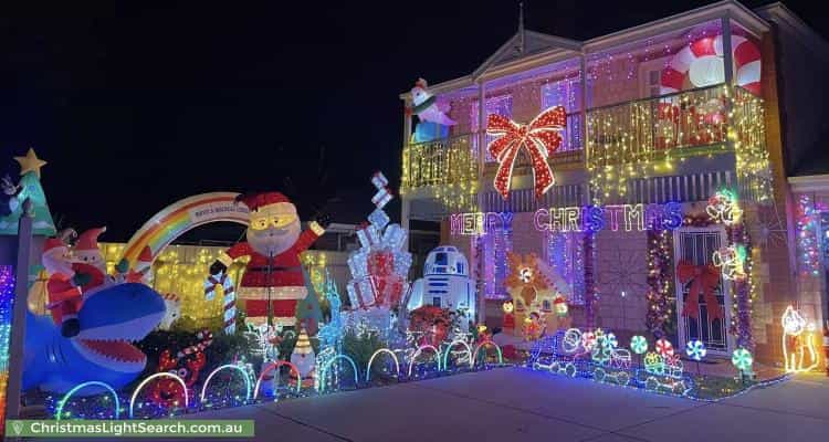 Christmas Light display at  Basedow Road, Tanunda