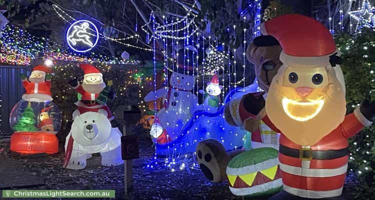 Christmas Light display at 51 Tipiloura Street, Ngunnawal