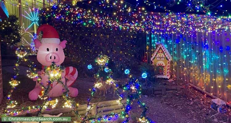 Christmas Light display at 51 Tipiloura Street, Ngunnawal