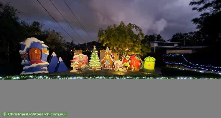 Christmas Light display at 146 Dalgetty Road, Beaumaris