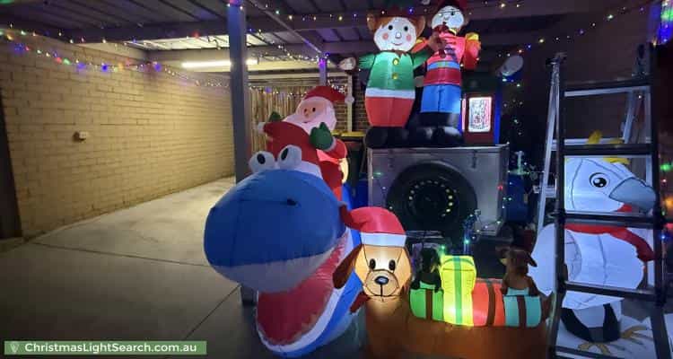 Christmas Light display at 22 Herbert Road, Carrum Downs