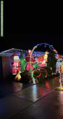 Christmas Light display at 5 Cullen Street, Warragul