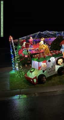 Christmas Light display at 5 Cullen Street, Warragul