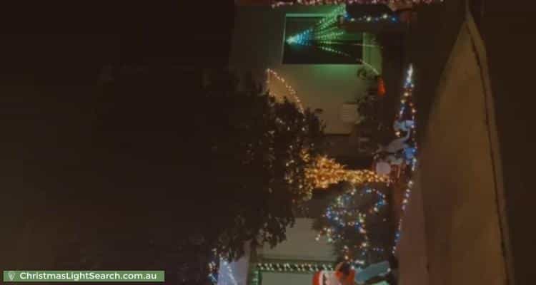 Christmas Light display at  Zanana Street, Ermington