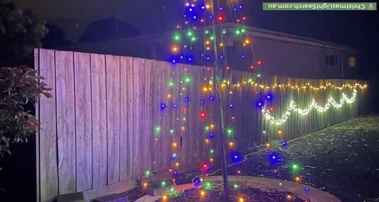 Christmas Light display at 30 Beazley Road, Cardinia